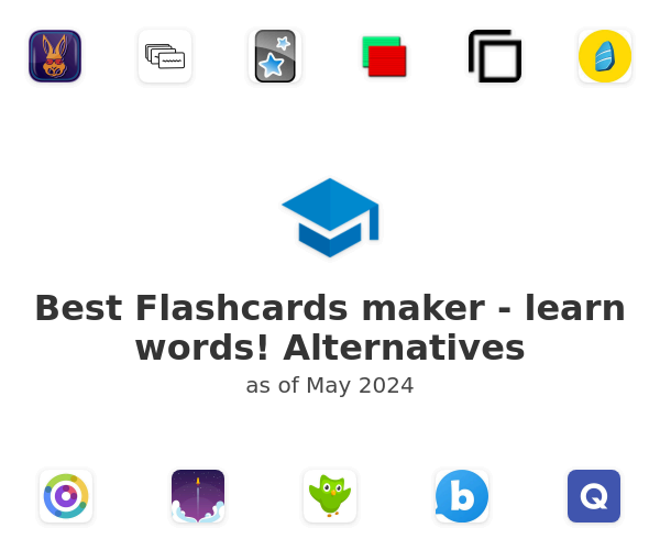 Best Flashcards maker - learn words! Alternatives