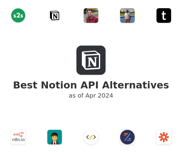 Best Notion API Alternatives