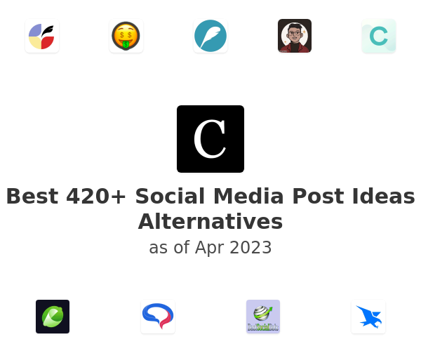 Best 420+ Social Media Post Ideas Alternatives