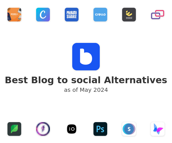 Best Blog to social Alternatives