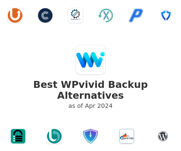 Best WPvivid Backup Alternatives