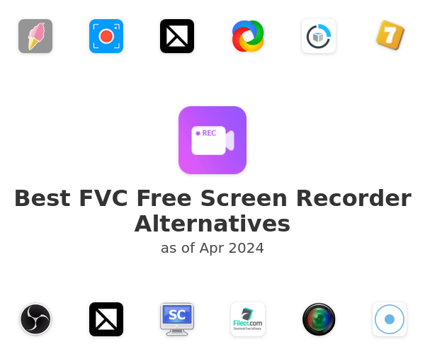 Best FVC Free Screen Recorder Alternatives