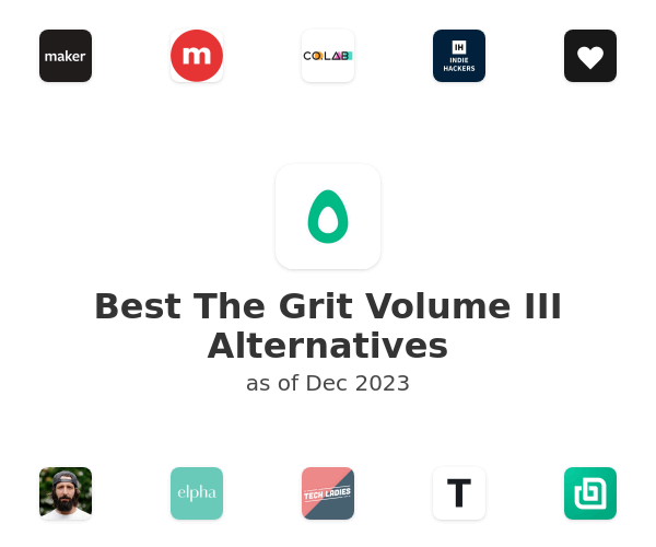 Best The Grit Volume III Alternatives