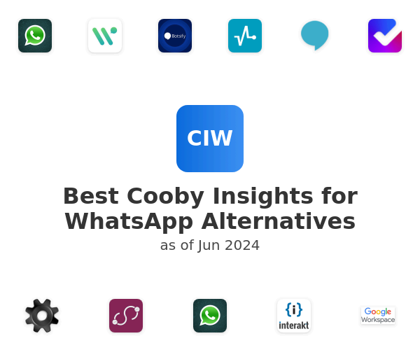 Best Cooby Insights for WhatsApp Alternatives