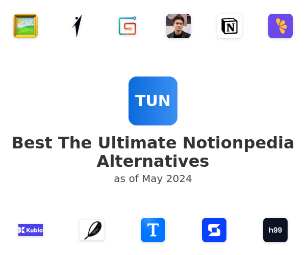 Best The Ultimate Notionpedia Alternatives