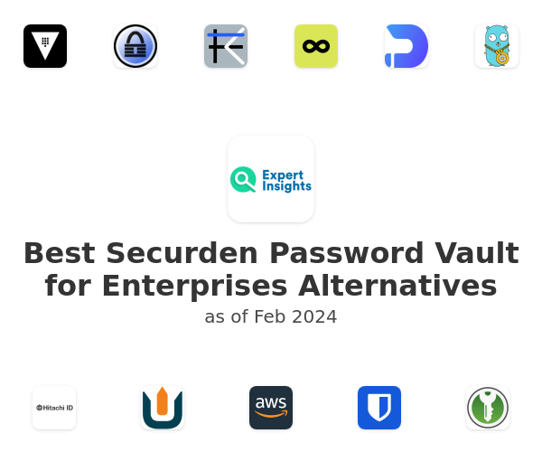 Best Securden Password Vault for Enterprises Alternatives