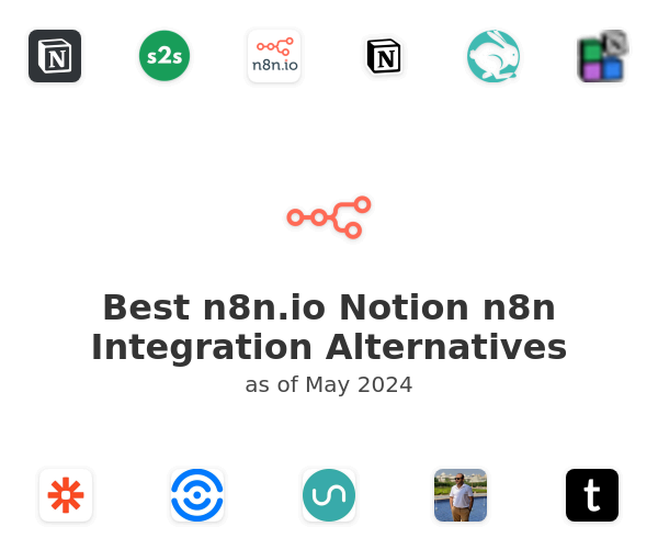 Best n8n.io Notion n8n Integration Alternatives