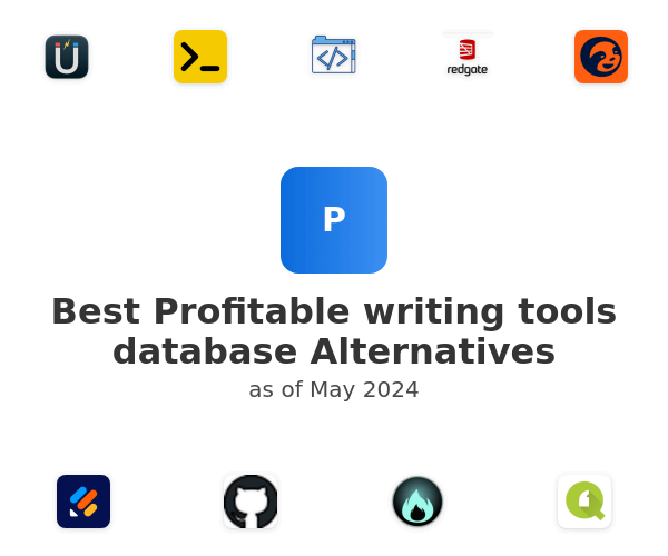 Best Profitable writing tools database Alternatives