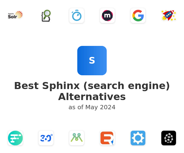 Best Sphinx (search engine) Alternatives