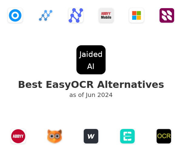 Best EasyOCR Alternatives