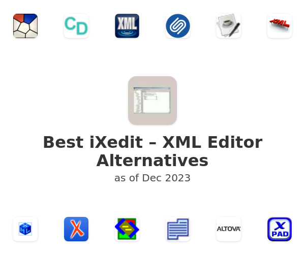 Best iXedit – XML Editor Alternatives