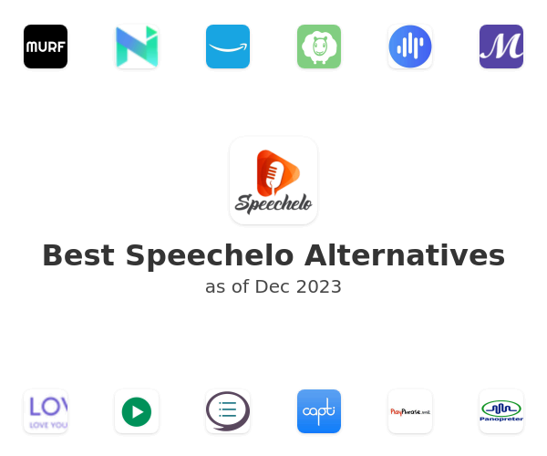 Best Speechelo Alternatives