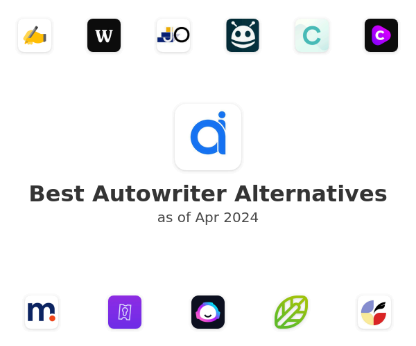 Best Autowriter Alternatives
