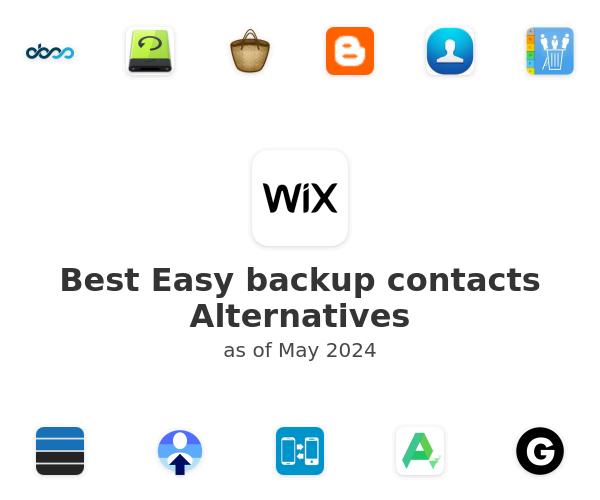 Best Easy backup contacts Alternatives