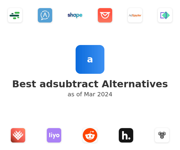Best adsubtract Alternatives