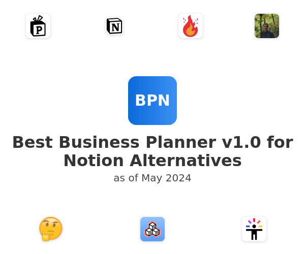Best Business Planner v1.0 for Notion Alternatives