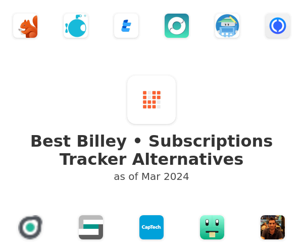 Best Billey • Subscriptions Tracker Alternatives