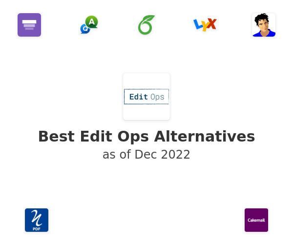 Best Edit Ops Alternatives