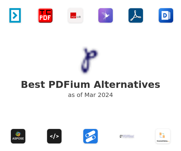 Best PDFium Alternatives