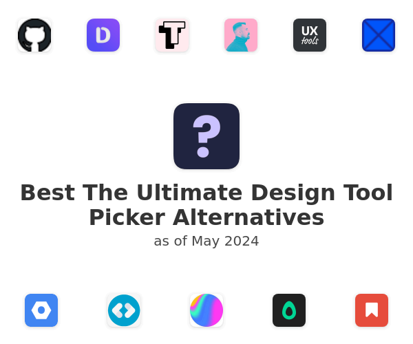 Best The Ultimate Design Tool Picker Alternatives