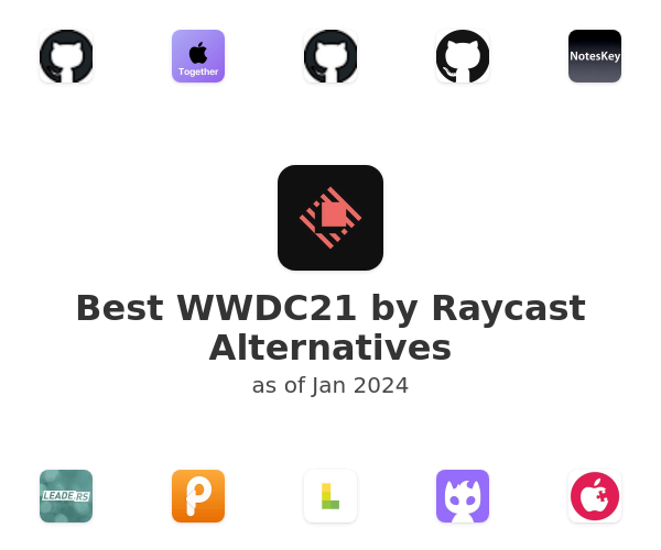 Best WWDC21 by Raycast Alternatives