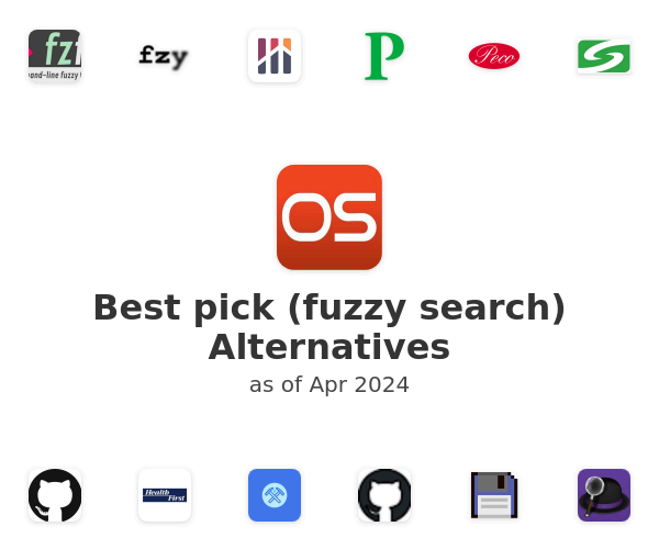 Best pick (fuzzy search) Alternatives