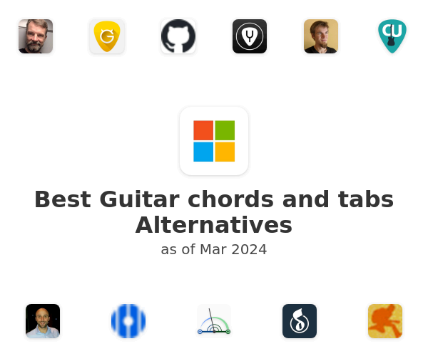 Best Guitar chords and tabs Alternatives