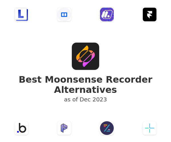 Best Moonsense Recorder Alternatives