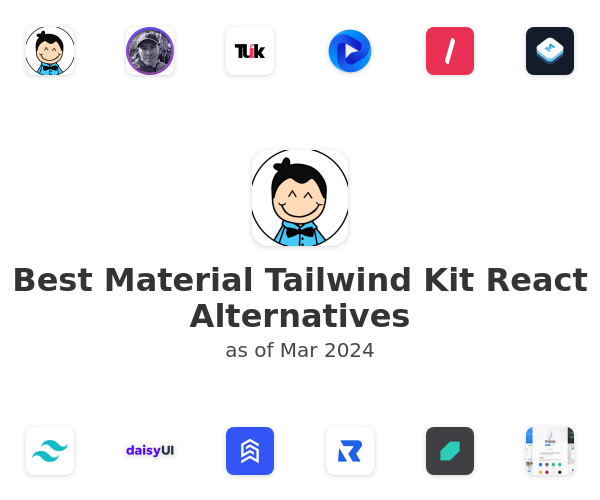 Best Material Tailwind Kit React Alternatives