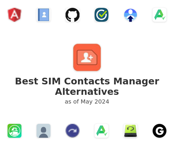 Best SIM Contacts Manager Alternatives