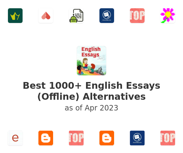 Best 1000+ English Essays (Offline) Alternatives