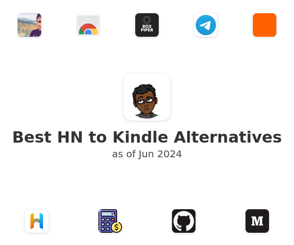 Best HN to Kindle Alternatives