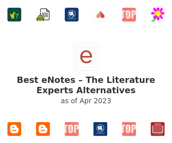 Best eNotes – The Literature Experts Alternatives