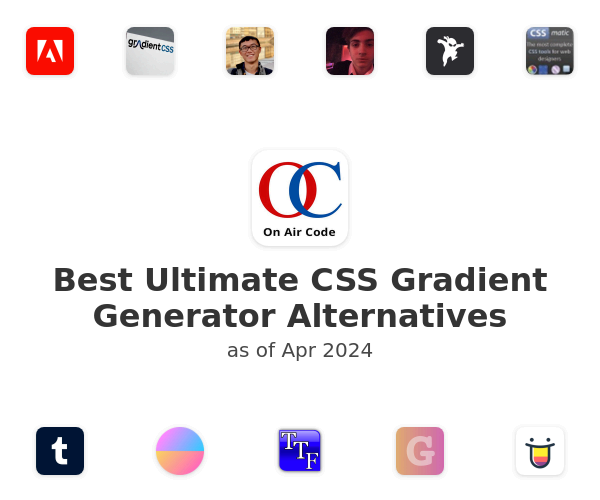 Best Ultimate CSS Gradient Generator Alternatives