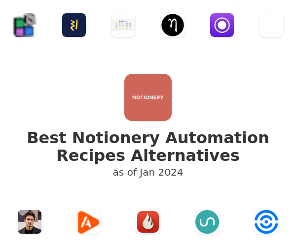 Best Notionery Automation Recipes Alternatives
