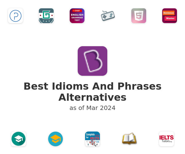 Best Idioms And Phrases Alternatives