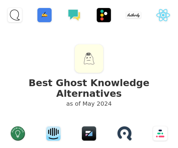 Best Ghost Knowledge Alternatives