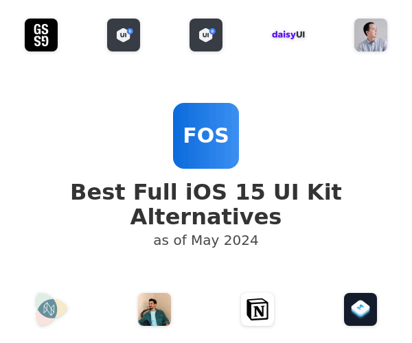 Best Full iOS 15 UI Kit Alternatives