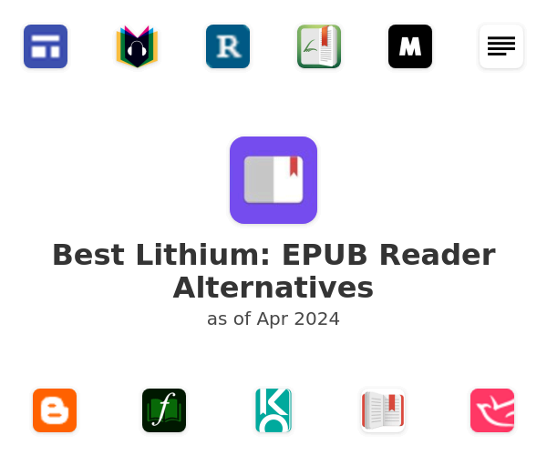 Best Lithium: EPUB Reader Alternatives