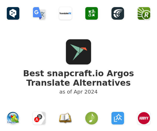 Best snapcraft.io Argos Translate Alternatives