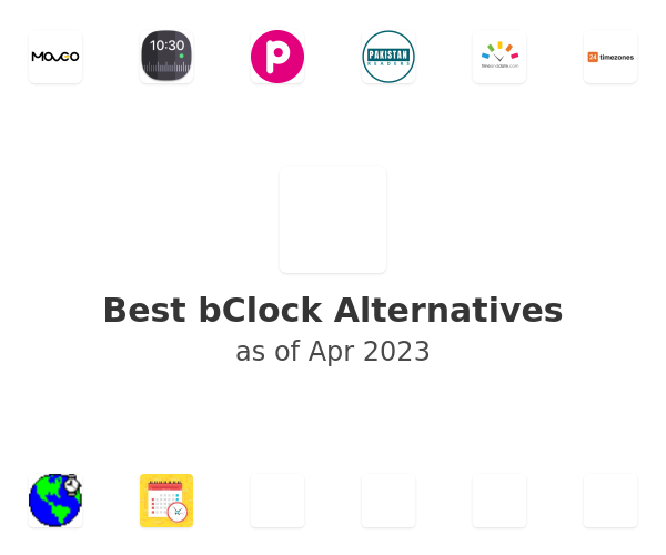 Best bClock Alternatives