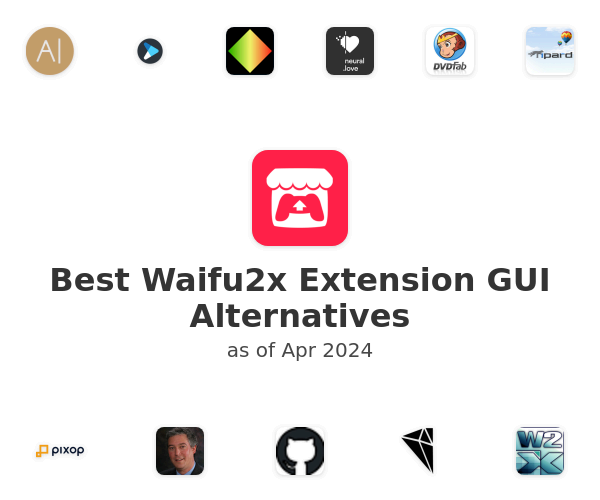 Best Waifu2x Extension GUI Alternatives