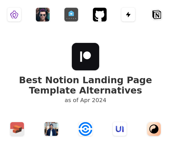 Best Notion Landing Page Template Alternatives