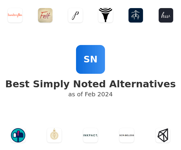 Best Simply Noted Alternatives