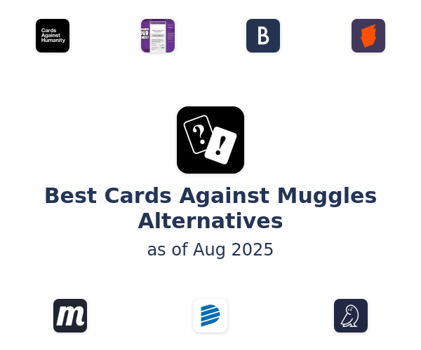 Best Cards Against Muggles Alternatives