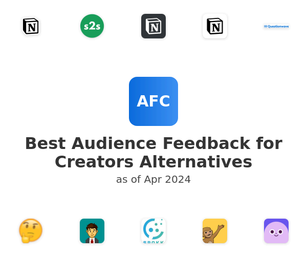 Best Audience Feedback for Creators Alternatives