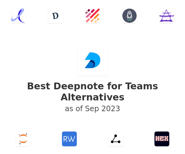 Best Deepnote for Teams Alternatives