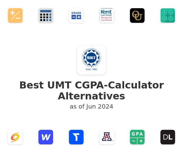 Best UMT CGPA-Calculator Alternatives