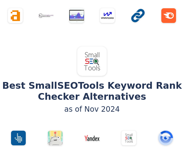 Best SmallSEOTools Keyword Rank Checker Alternatives