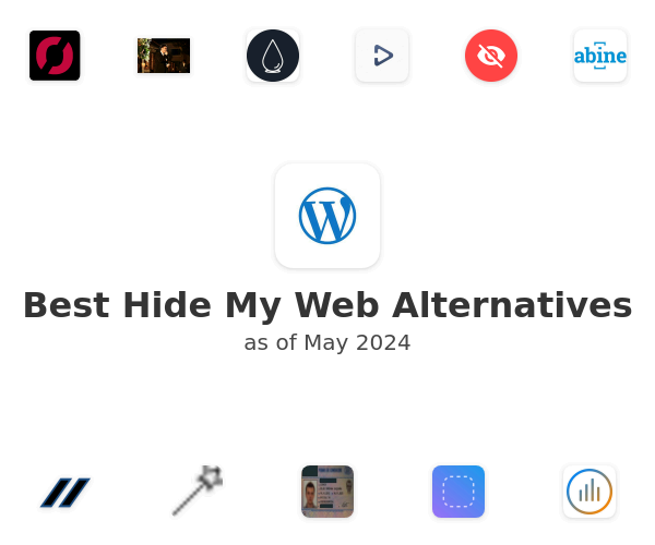 Best Hide My Web Alternatives
